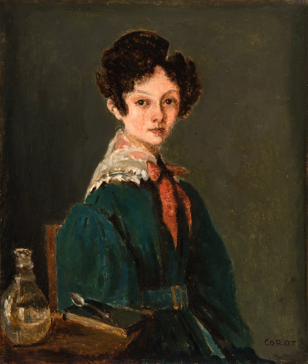 Mme Lemaistre, née Blanche Sennegon, Niece of Corot by Jean-Baptiste-Camille Corot