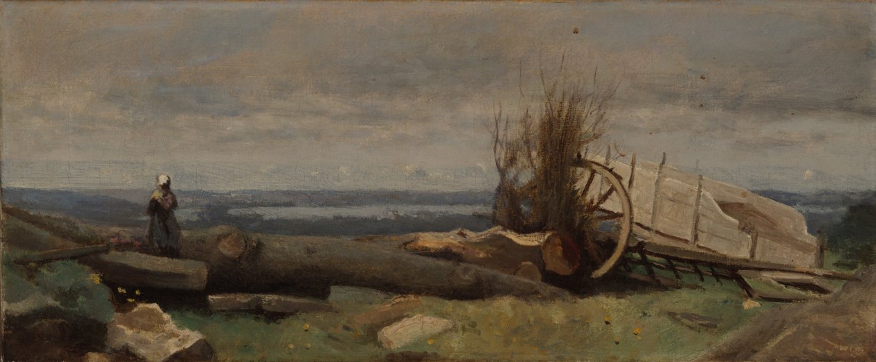 The Plain of La Beauce by Jean-Baptiste-Camille Corot
