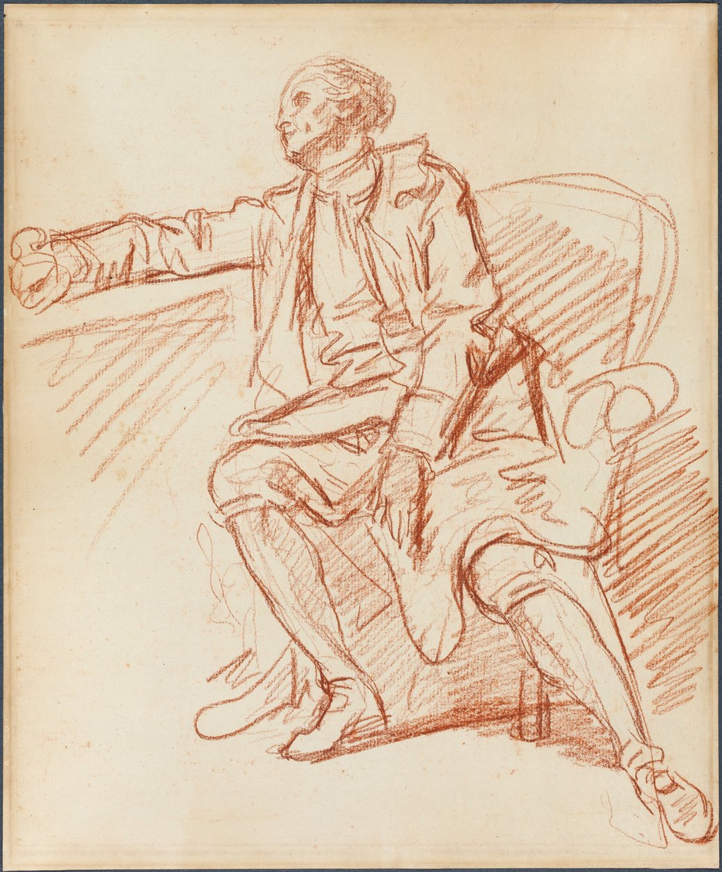 Seated Gentleman by Jean-Baptiste Greuze