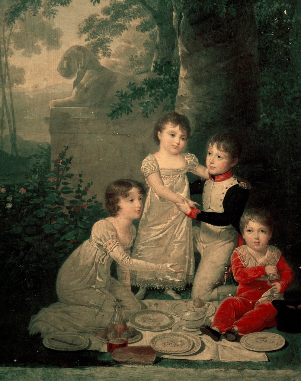 Four children of Joachim Murat and Caroline Bonaparte by Jean Baptiste Isabey