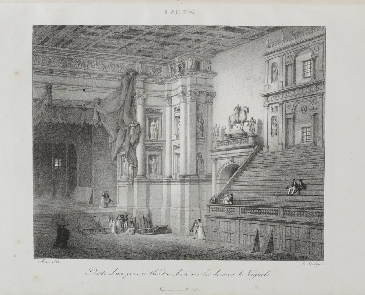 Voyage to Italy in 1822 by Jean-Baptiste Isabey