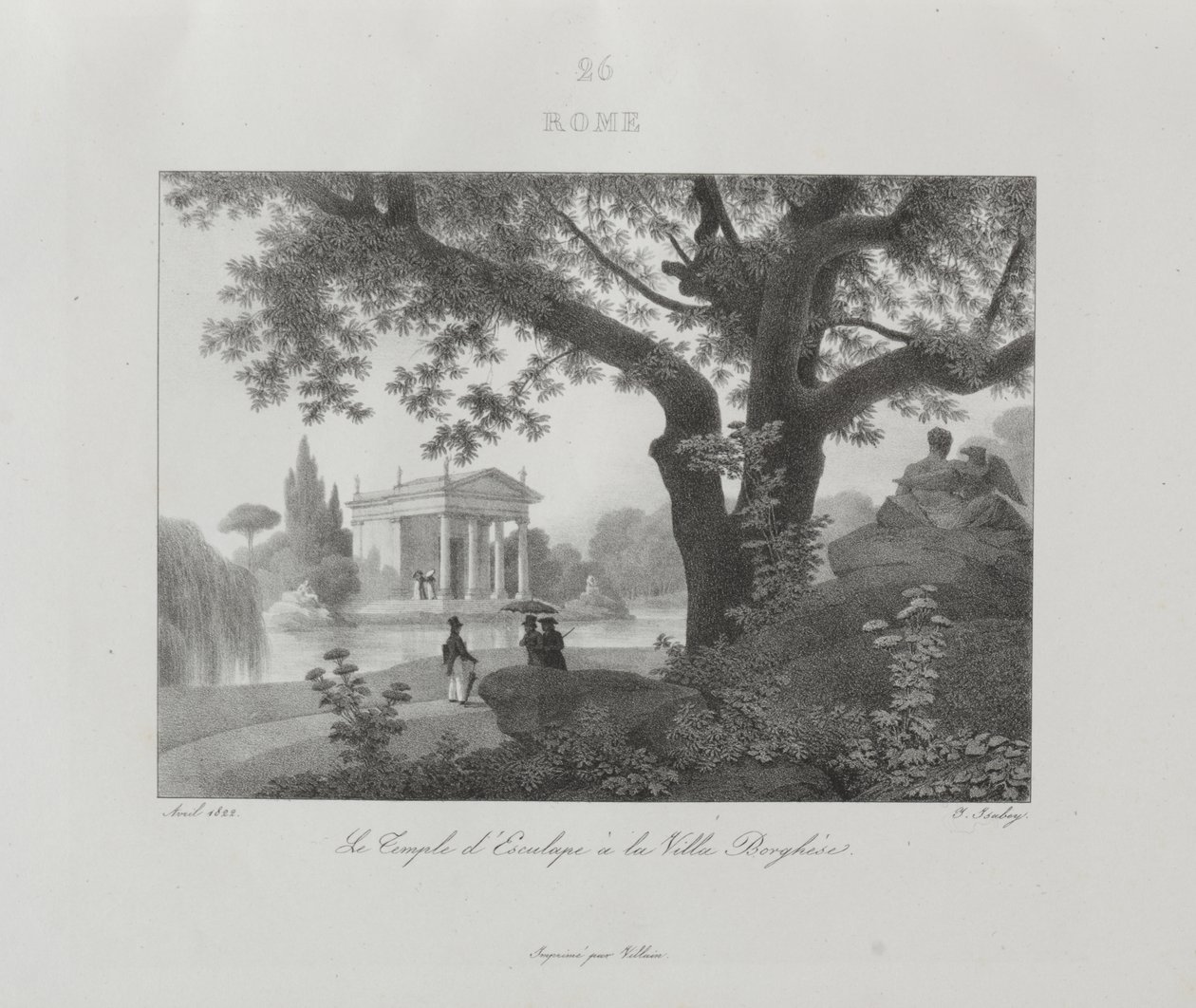Journey to Italy in 1822 by Jean-Baptiste Isabey