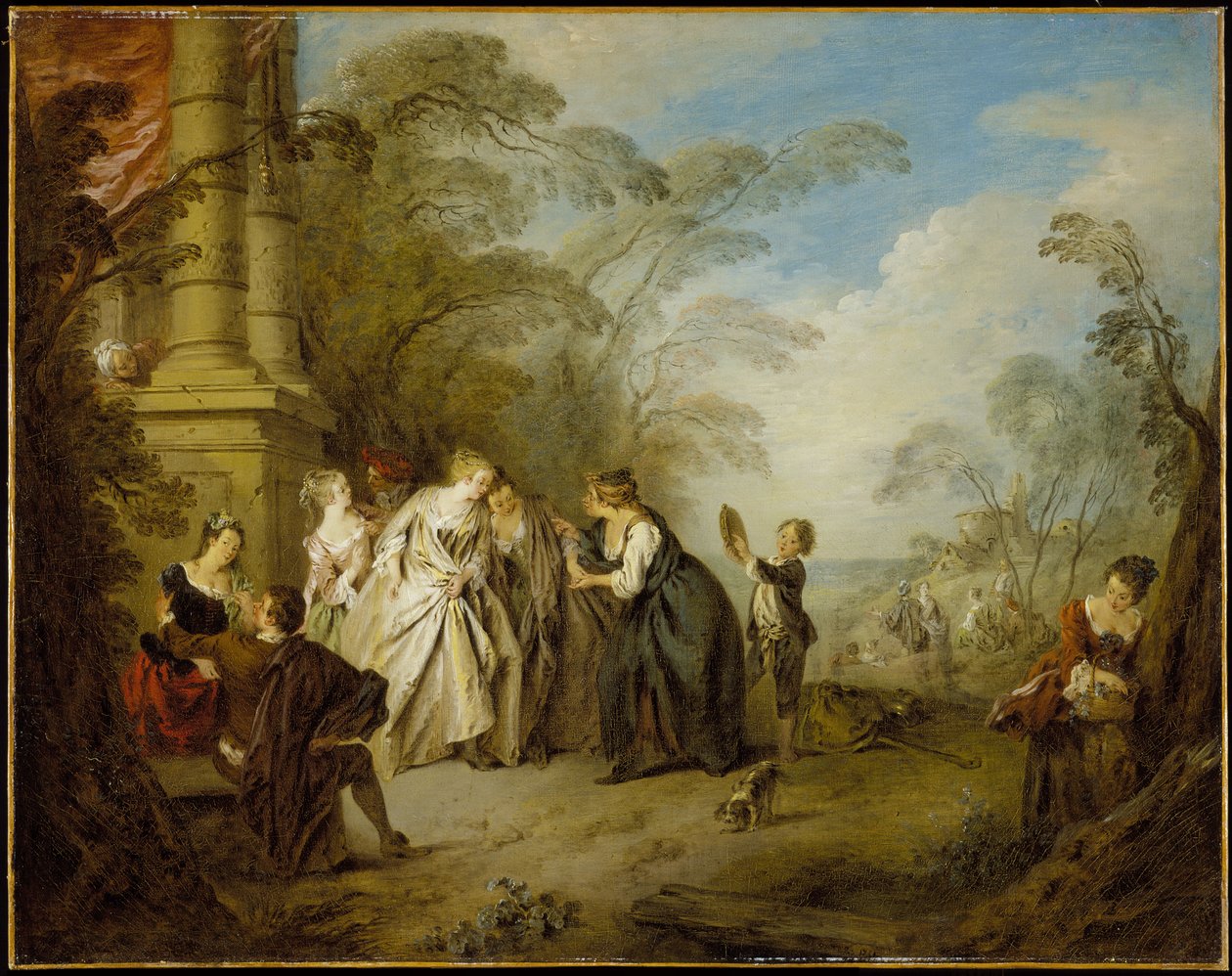 The Fortune Teller by Jean-Baptiste Joseph Pater