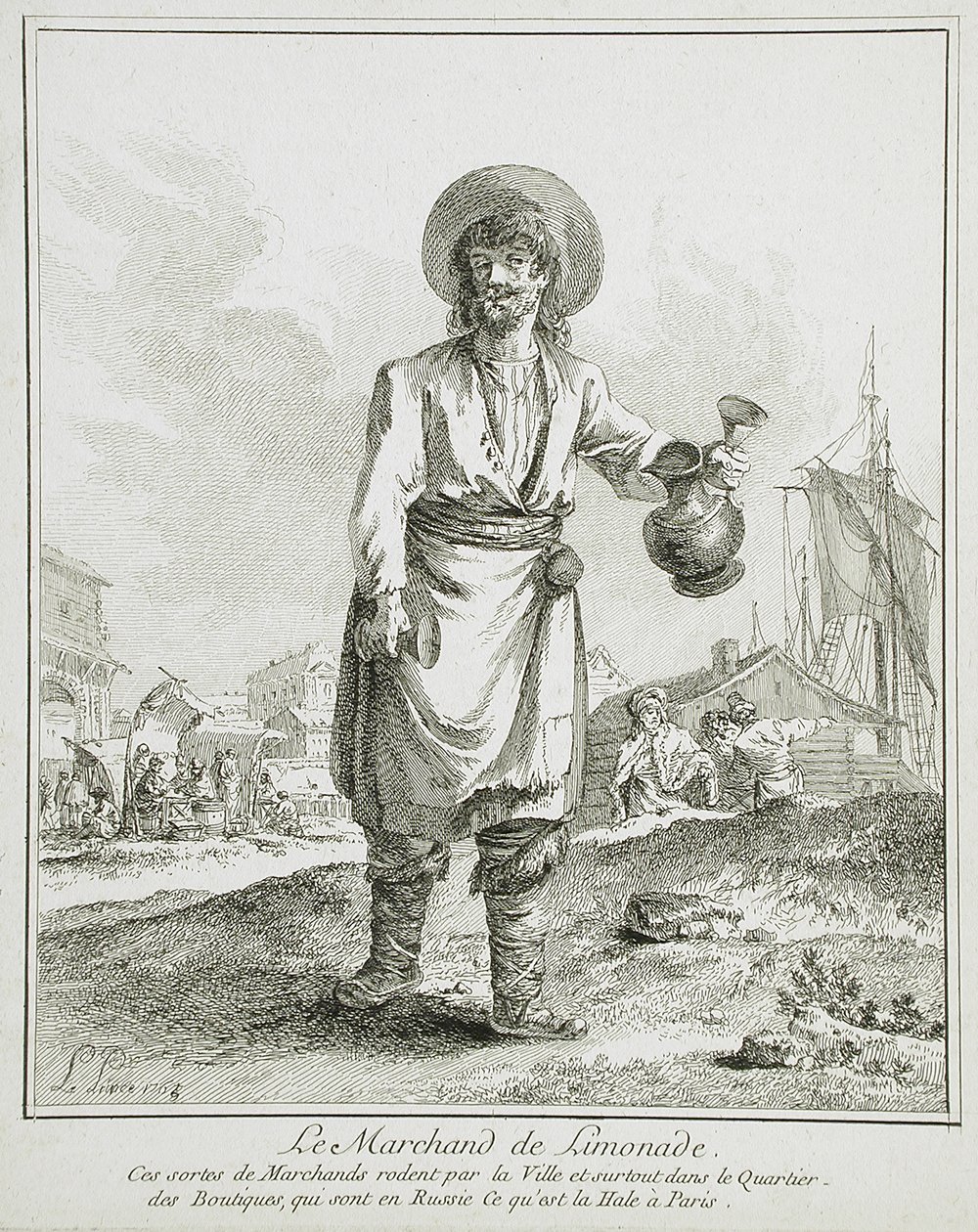 The Lemonade Seller by Jean-Baptiste Le Prince