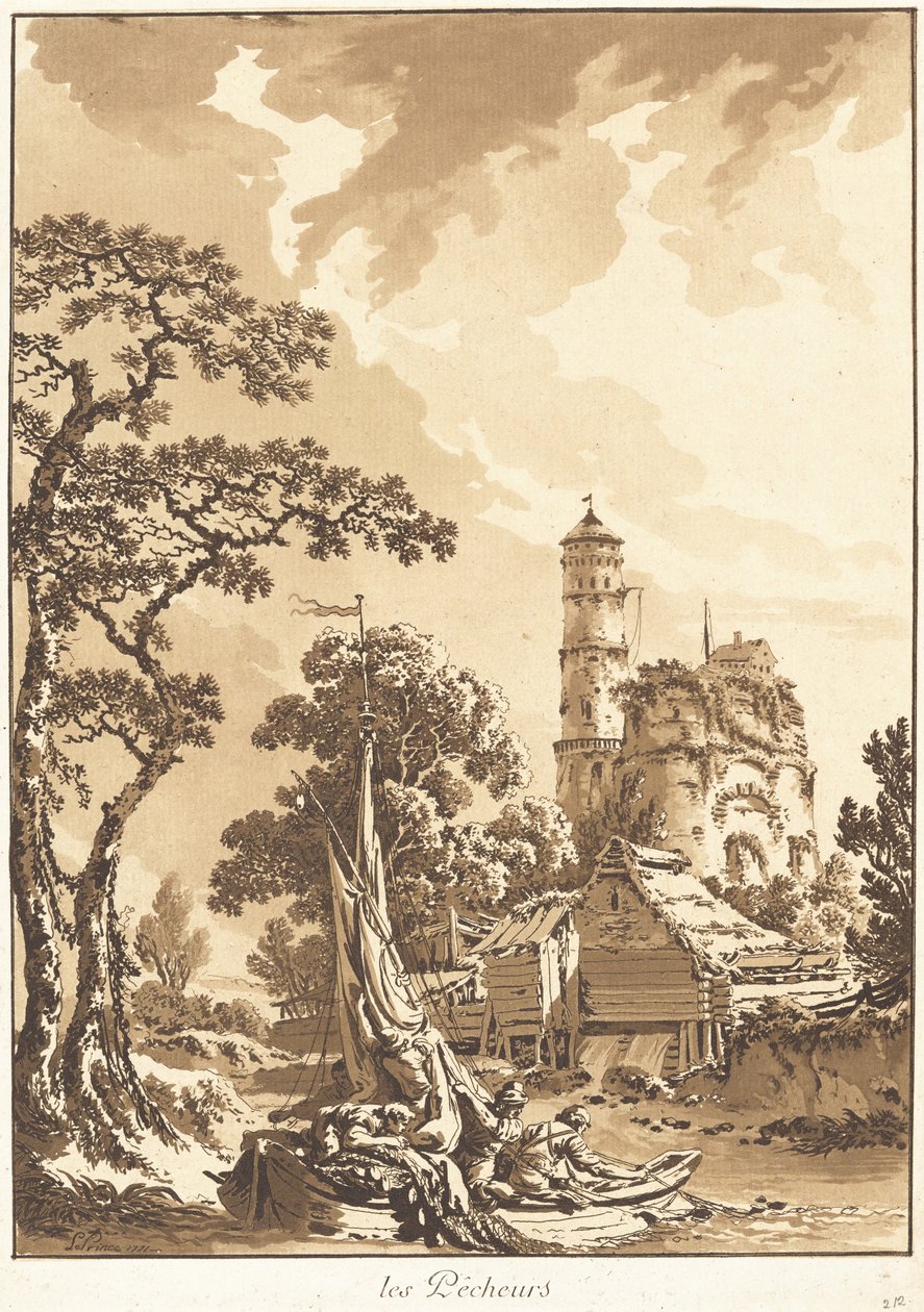 The Fishermen by Jean-Baptiste Le Prince
