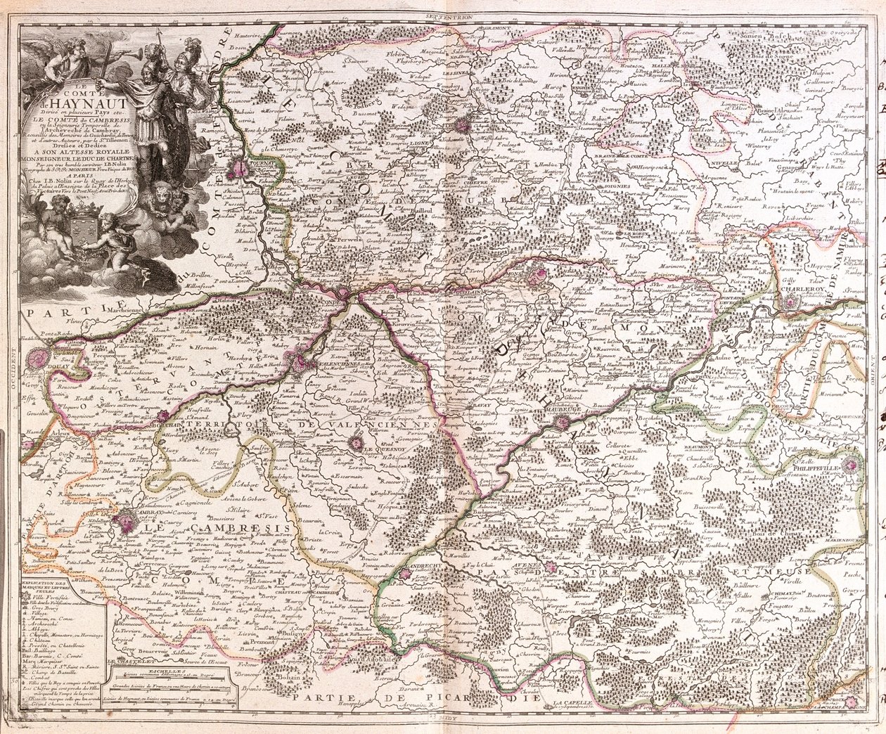 Belgium, France (Nord-Pas-de-Calais, Picardy, Champagne-Ardenne) by Jean Baptiste Nolin
