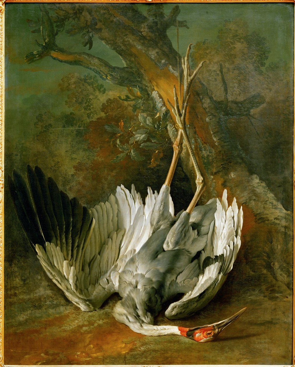 The Dead Crane by Jean-Baptiste Oudry