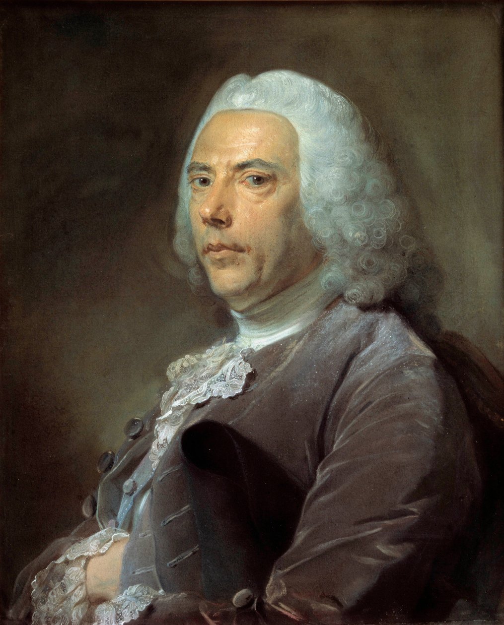 Portrait of Pierre Bouguer, Member of the Academy of Sciences, Geometer and Astronomer by Jean Baptiste Perronneau