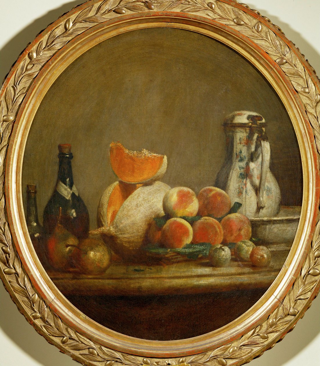 A Melon by Jean-Baptiste Simeon Chardin