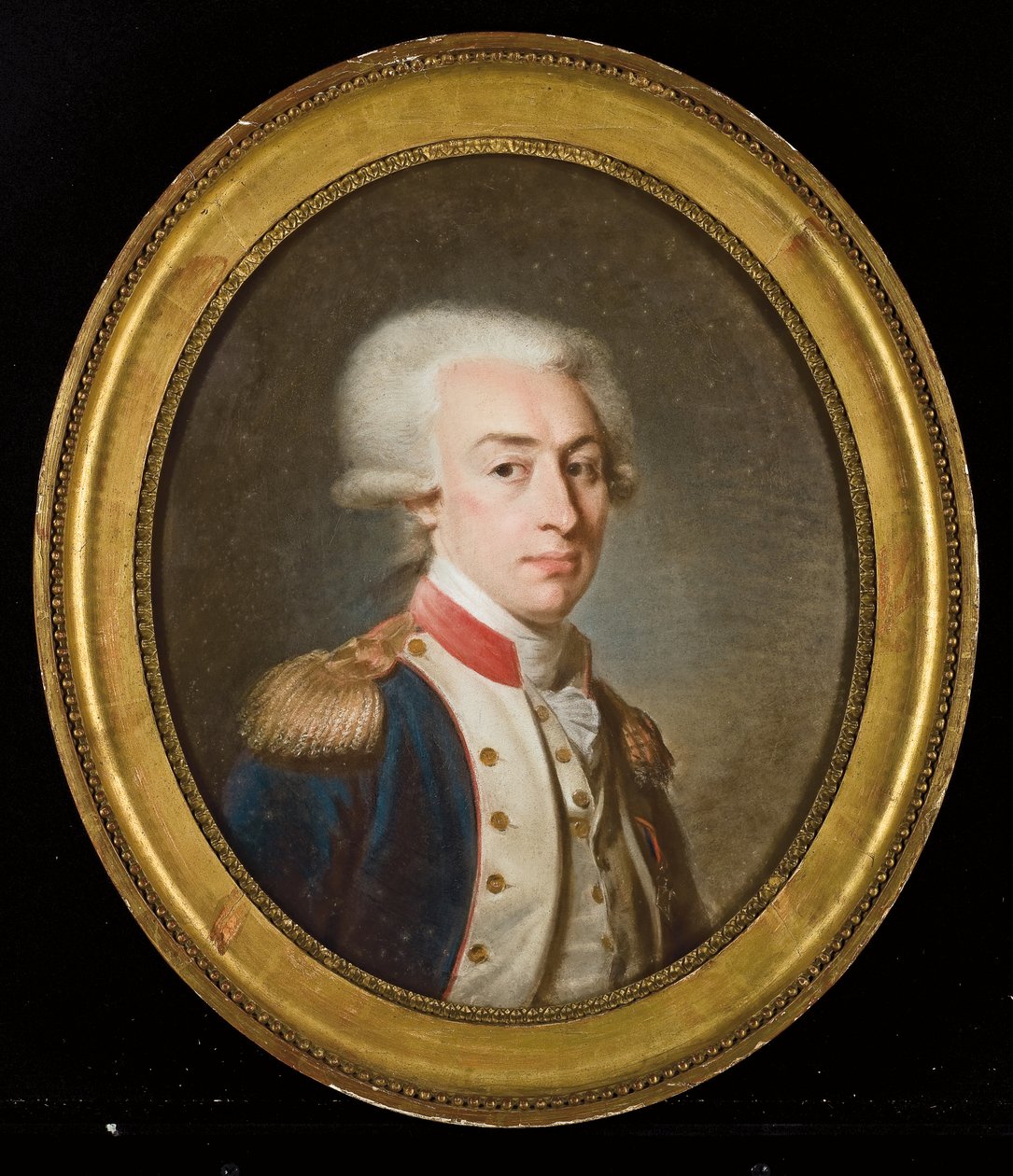 Portrait of Marquis de La Fayette by Jean Baptiste Weyler