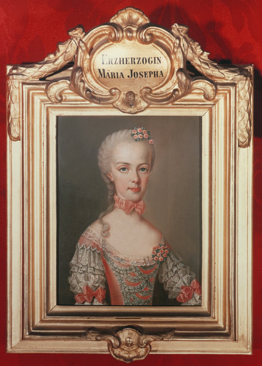 Archduchess Maria Josepha, Daughter of Francis I and Empress Maria Theresa of Austria, 1762 by Jean Étienne Liotard
