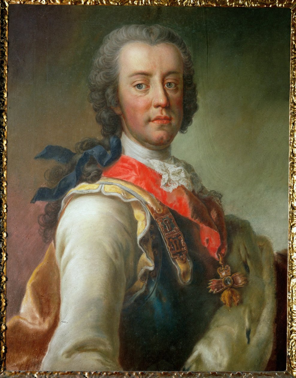 Prince Karl von Lothringen, brother of Emperor Franz I Stephan and brother-in-law of Empress Maria Theresia by Jean Étienne Liotard