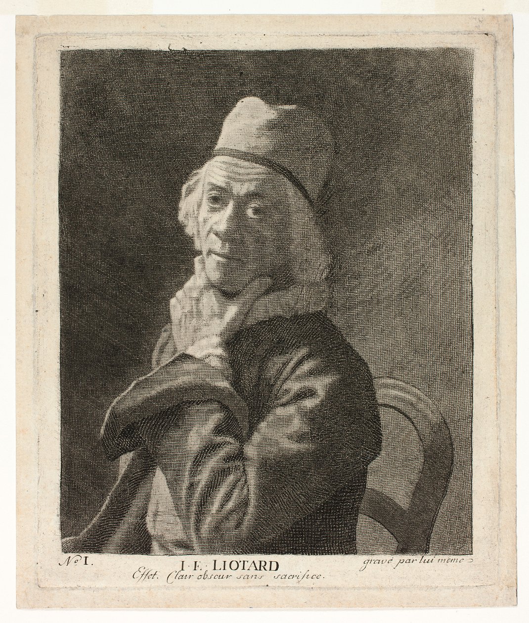 The Small Self-Portrait by Jean-Étienne Liotard