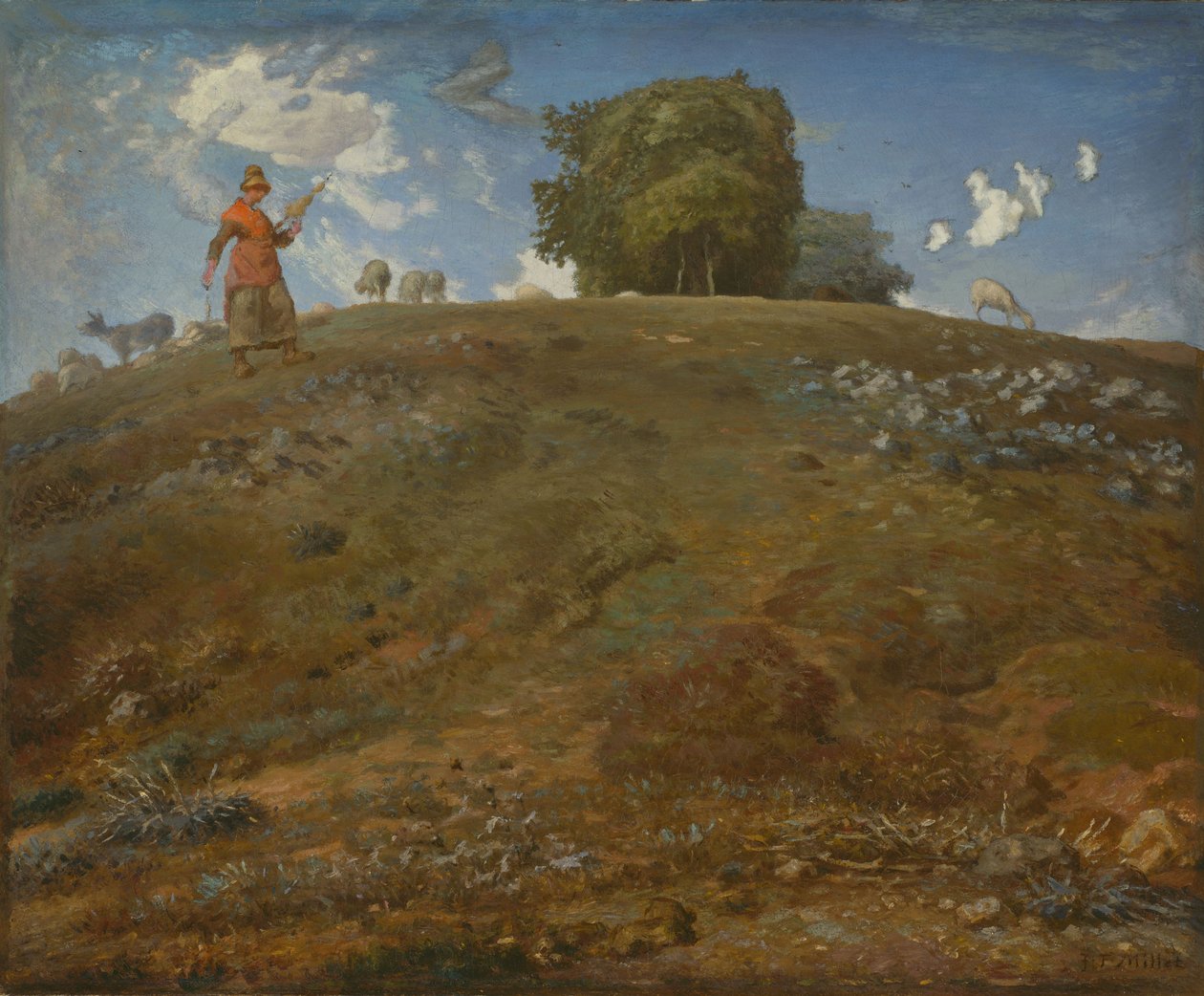 In the Auvergne by Jean-Francois Millet