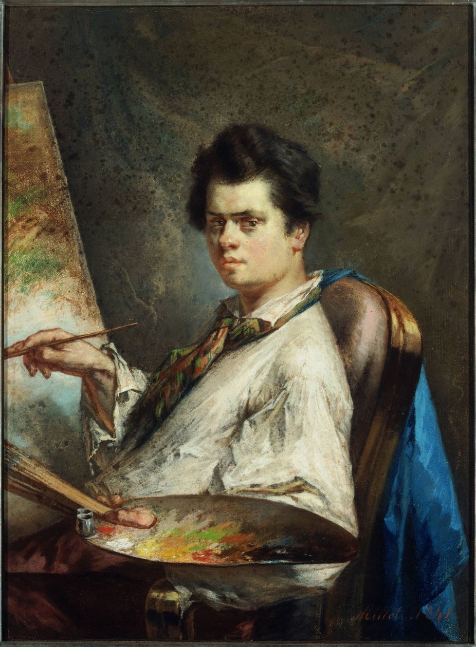 Portrait of Louis-Alexandre Marolles by Jean-Francois Millet
