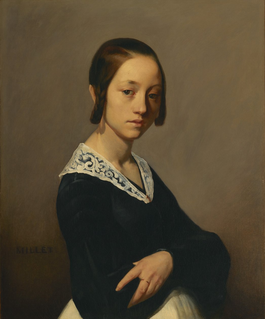 Portrait of Louise-Antoinette Feuardent by Jean-Francois Millet