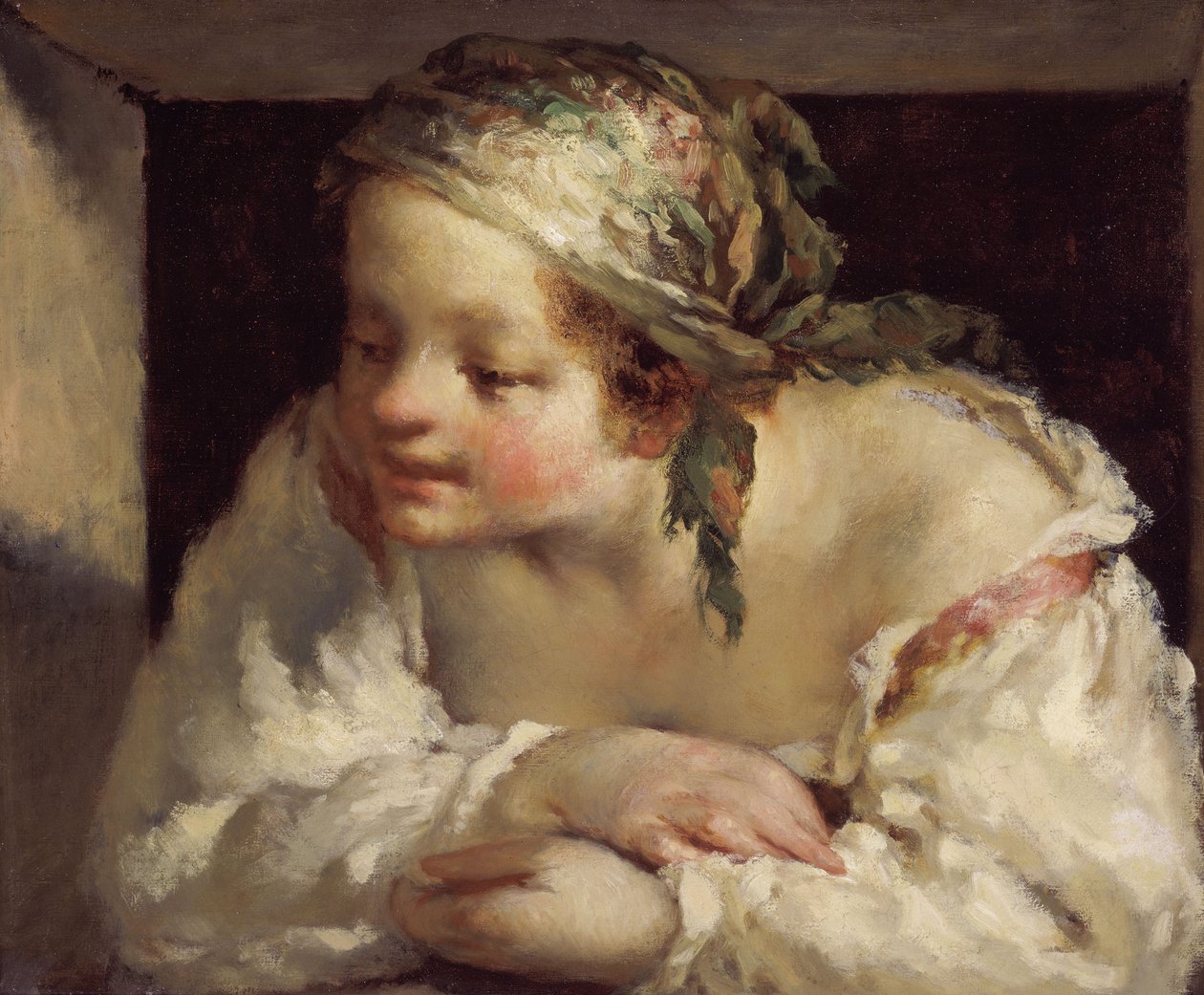 Young Woman by Jean-Francois Millet