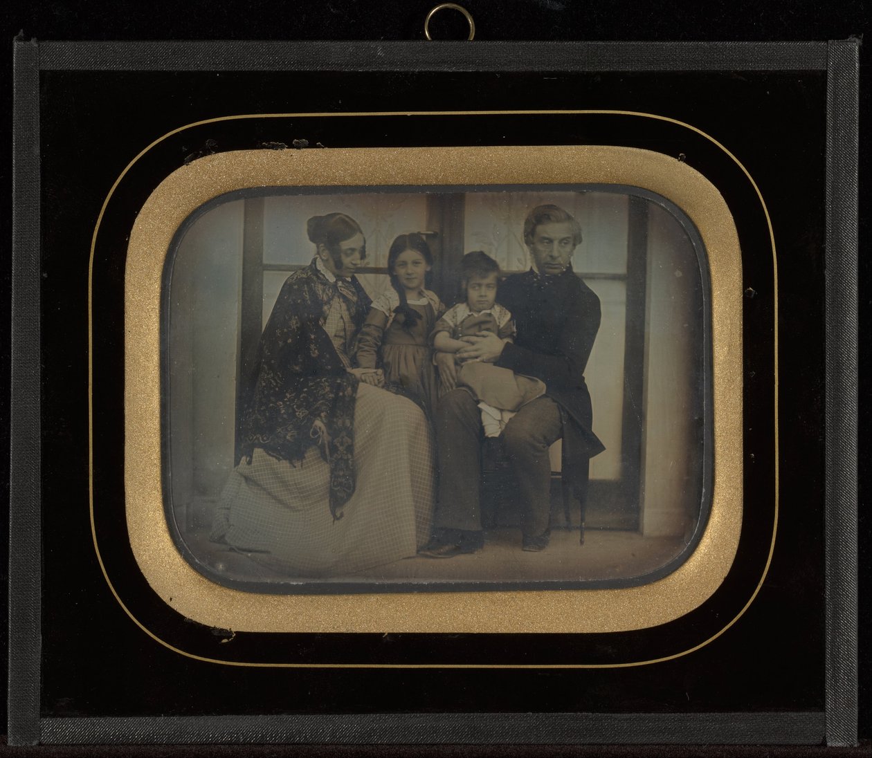 Portrait of the Regny Family at Beaulieu by Jean Gabriel Eynard