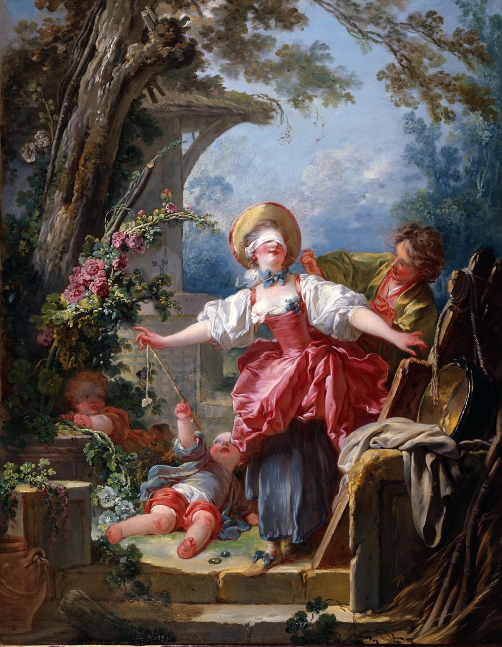 Blind-Man’s Buff by Jean-Honore Fragonard