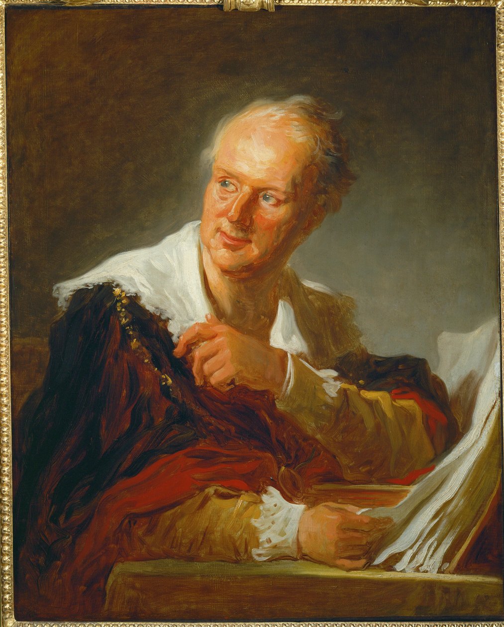 Denis Diderot, French Writer, Philosopher, Scientist by Jean Honore Fragonard