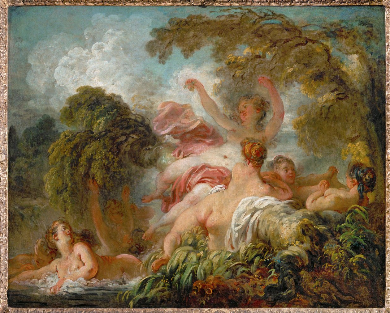 Les Baigneuses by Jean Honore Fragonard