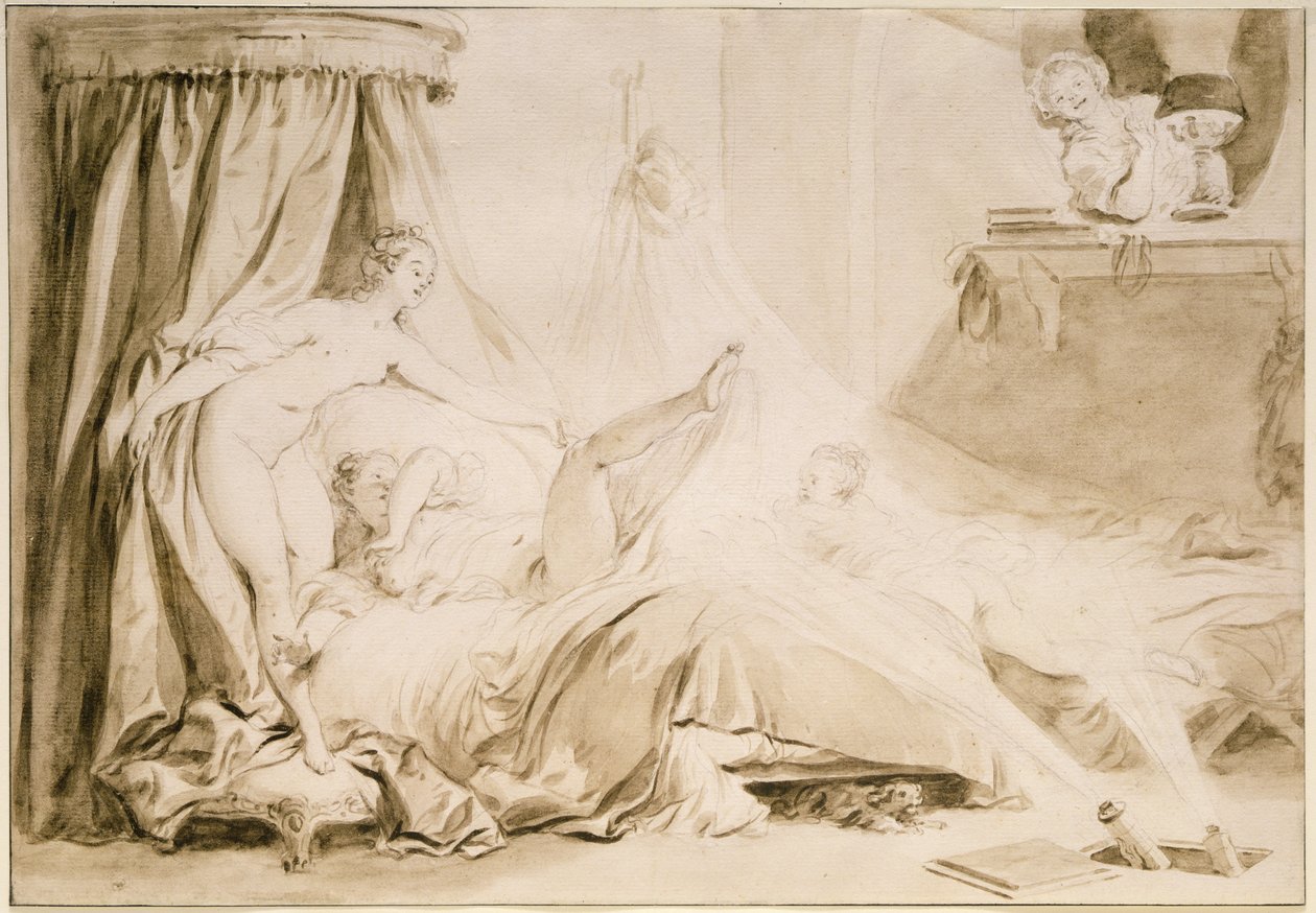 The Fountains by Jean-Honore Fragonard