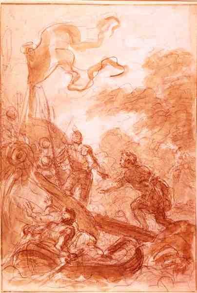 Orlando Leaves the Island by Jean Honore Fragonard