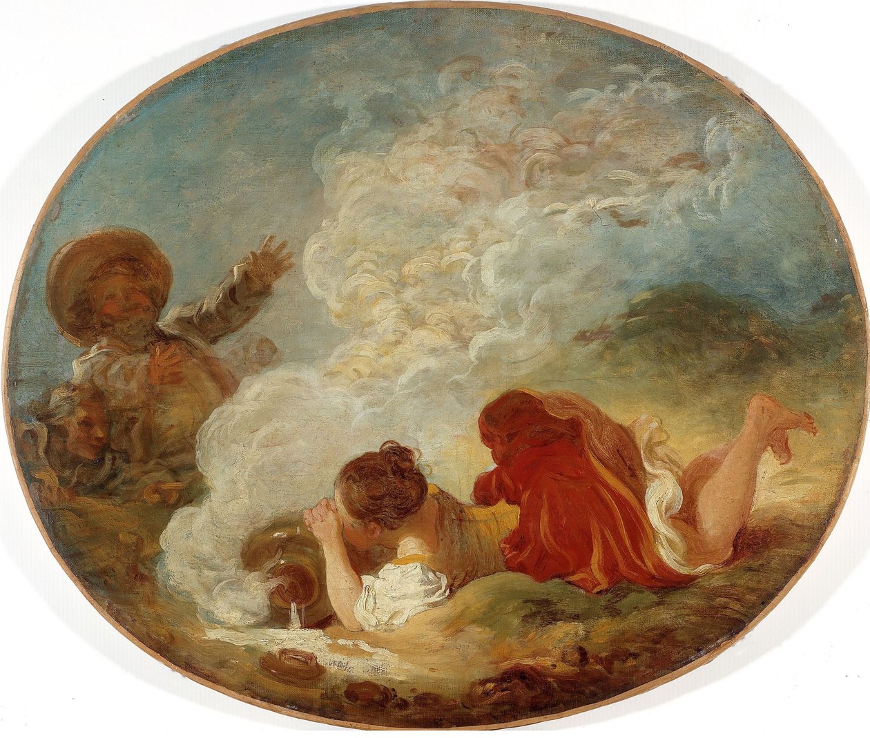 Perrette and the Pot of Milk by Jean-Honore Fragonard