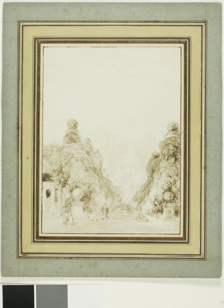 View of the Park in Saint-Cloud by Jean-Honore Fragonard