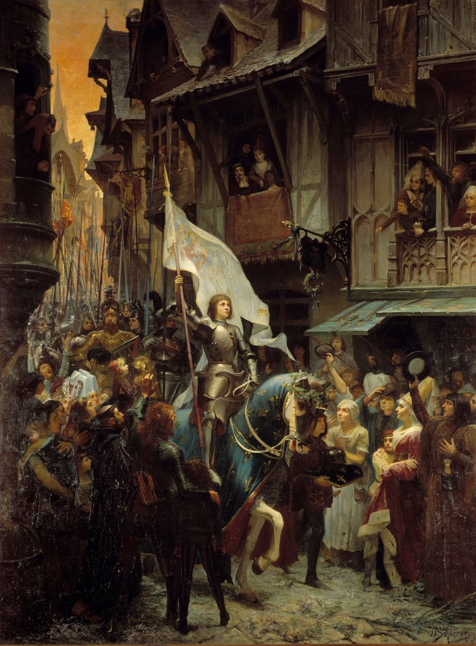 The Entrance of Joan of Arc into Orleans on May 8 by Jean Jacques Scherrer