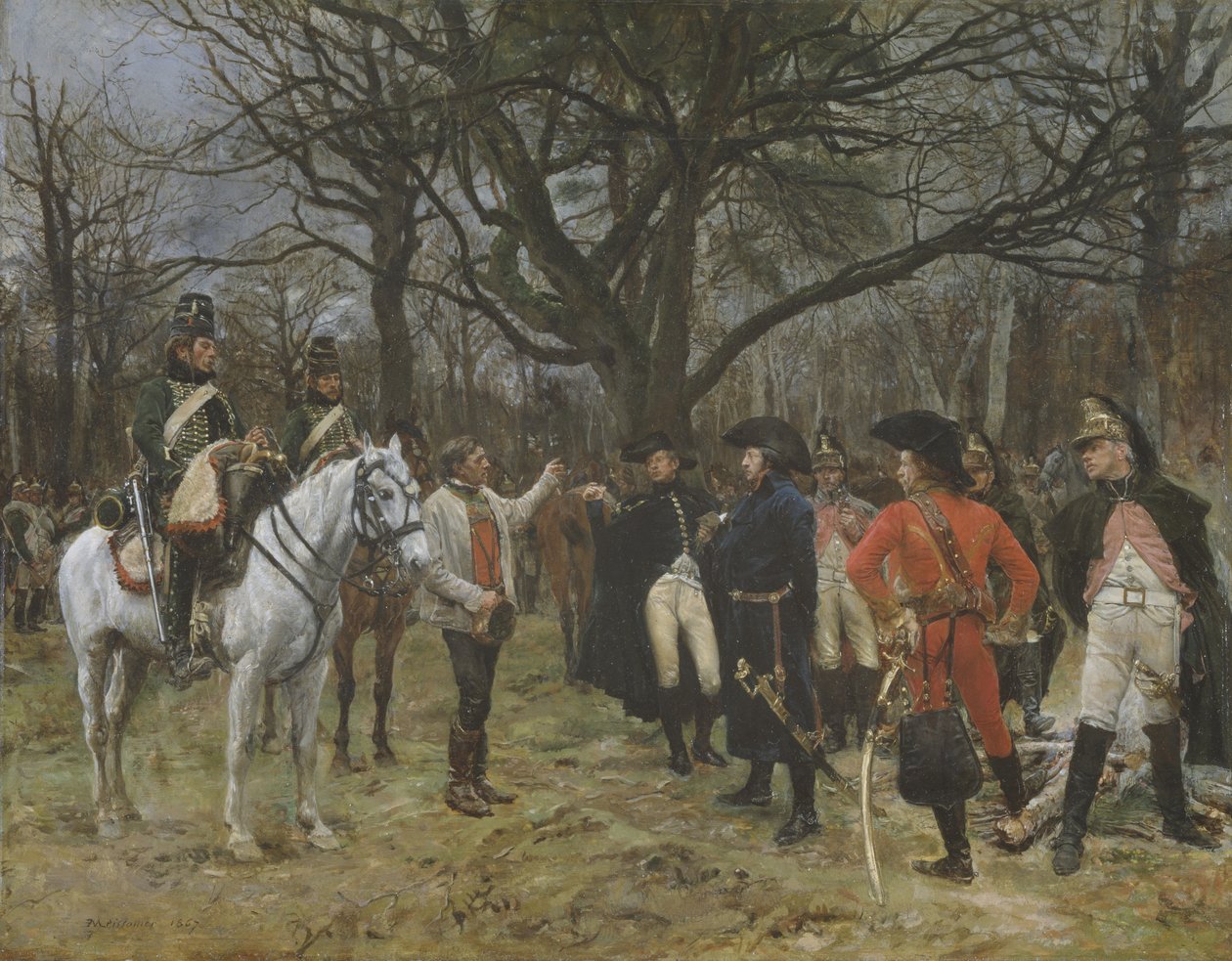 General Desaix and the Peasant by Jean Louis Ernest Meissonier