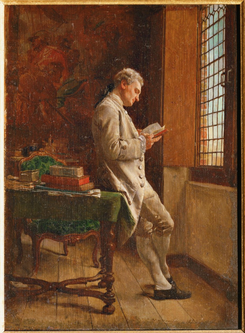 The Reader in White by Jean-Louis Ernest Meissonier