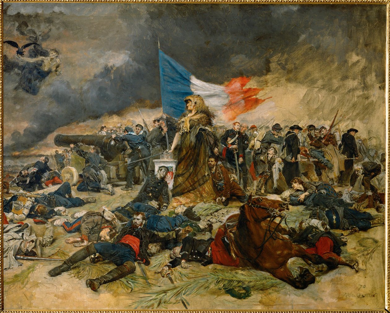 The Siege of Paris by Jean-Louis Ernest Meissonier
