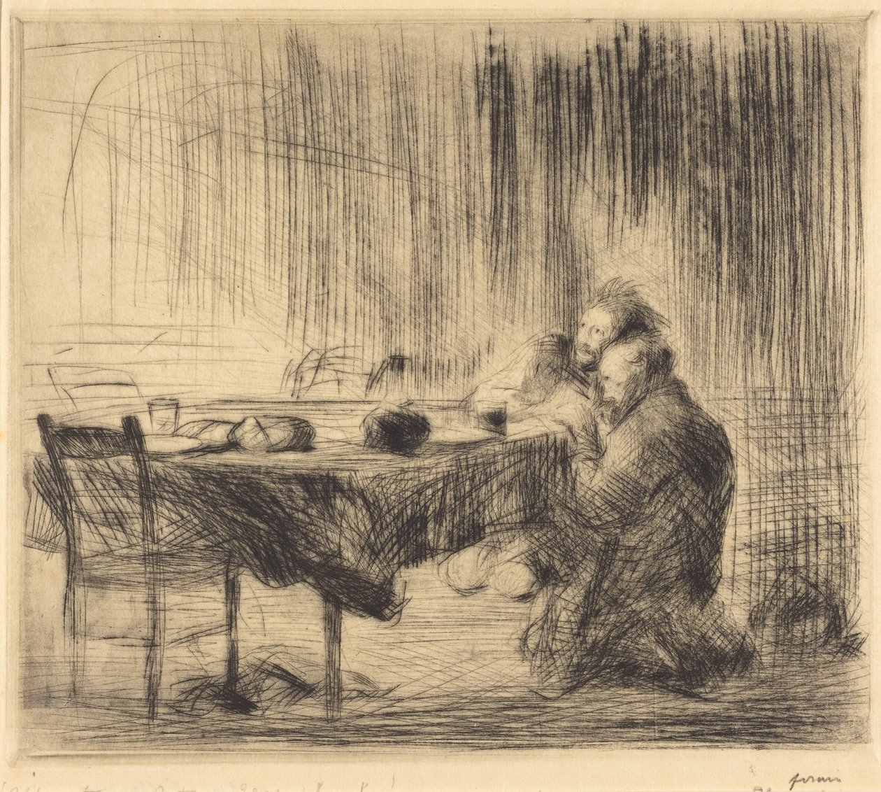 After the Vision (Second Plate) by Jean-Louis Forain