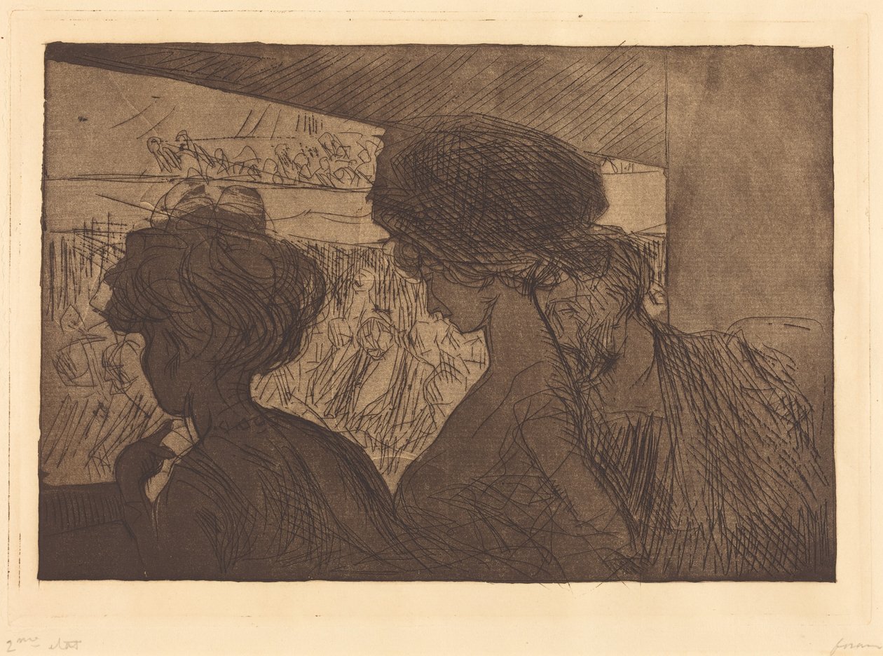 Lower Box at the Theater by Jean-Louis Forain