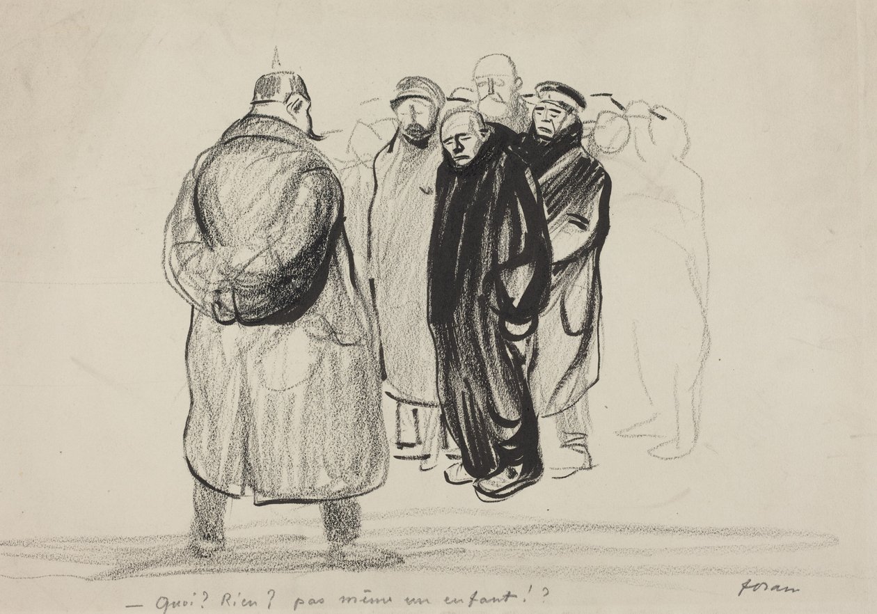 Empty-Handed, the Crew of a Zeppelin by Jean-Louis Forain