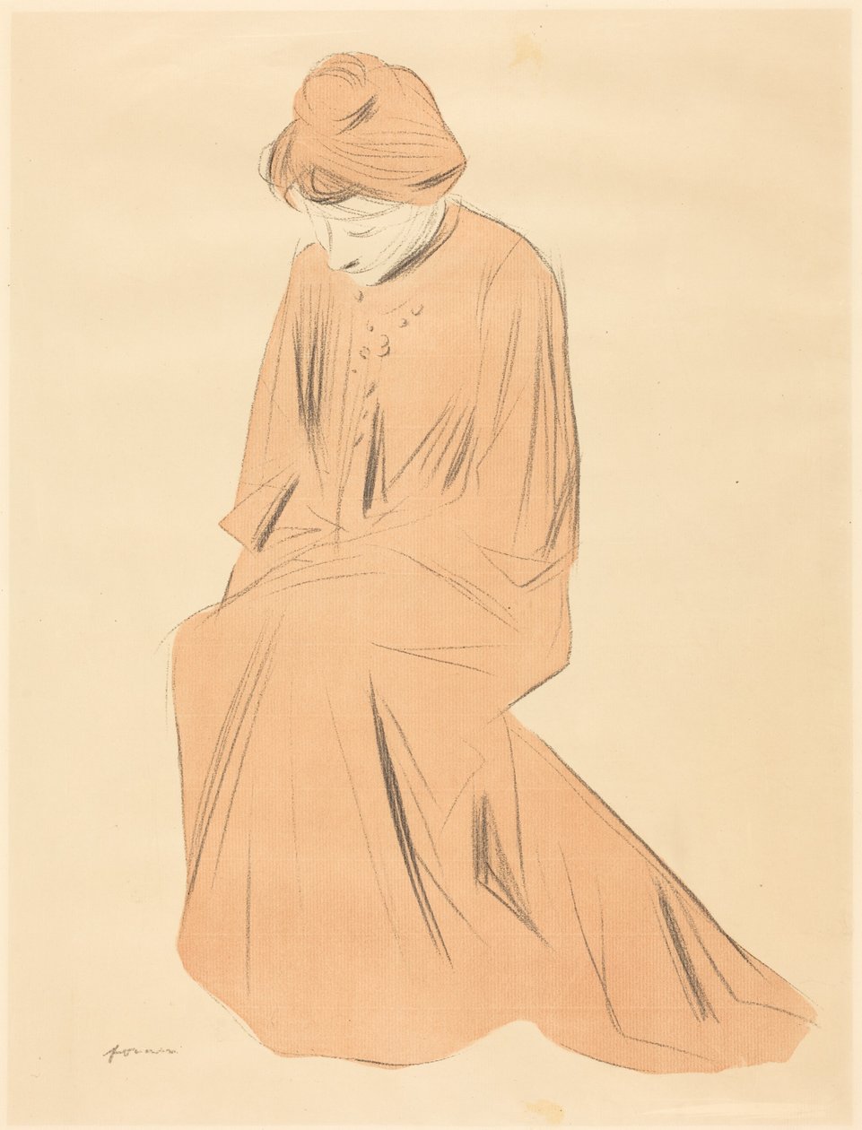 Study of a Seated Woman by Jean-Louis Forain