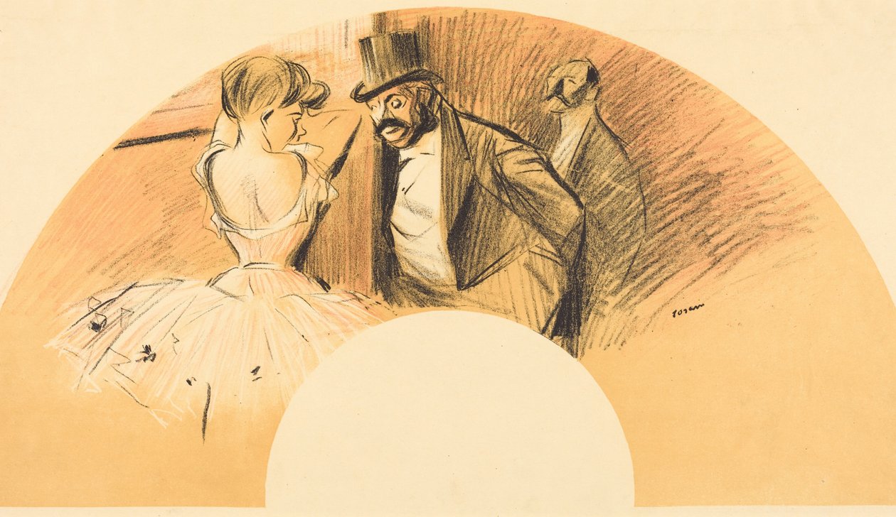 Fan (for the Gavarni Ball) by Jean-Louis Forain