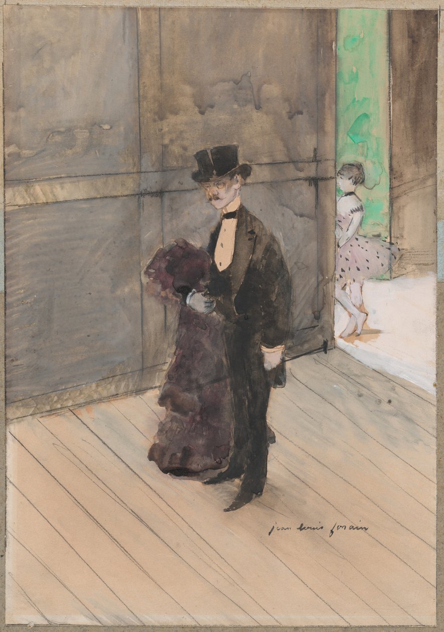 In the Wings by Jean-Louis Forain