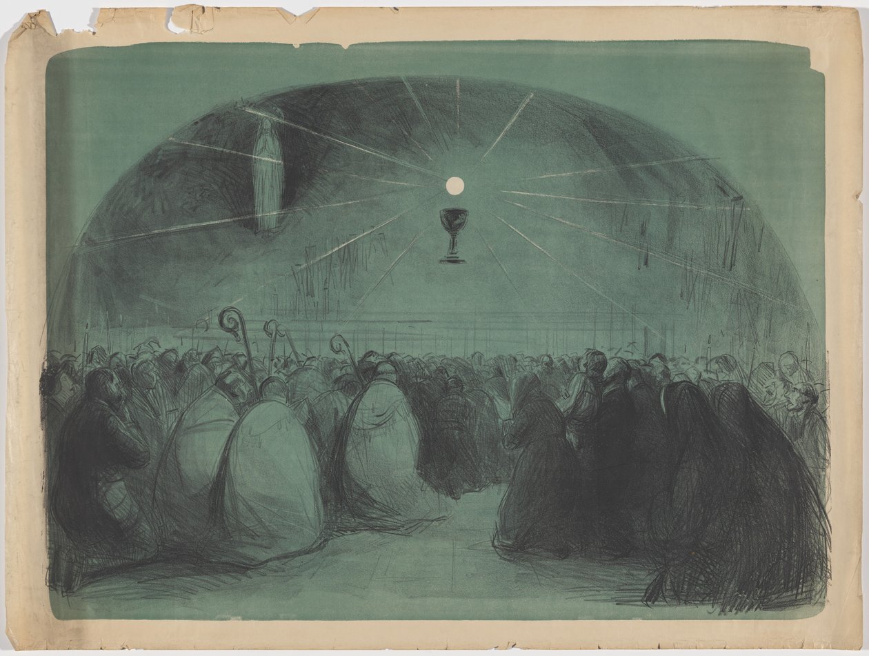 Lourdes, 1914, 25th International Eucharistic Congress by Jean-Louis Forain