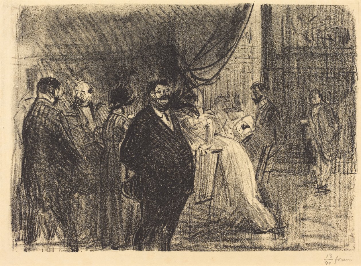 Gambling Room by Jean-Louis Forain