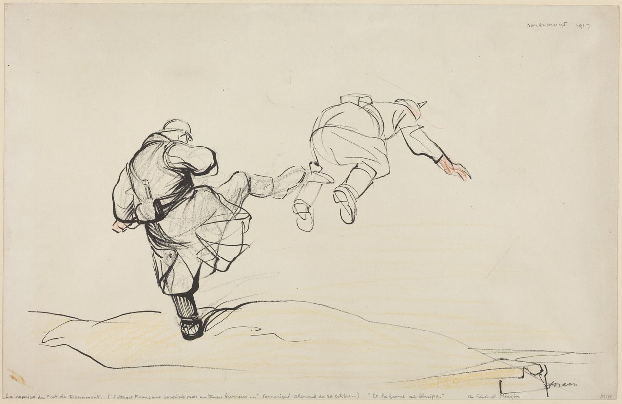 The Taking of Fort Douaumont by Jean-Louis Forain