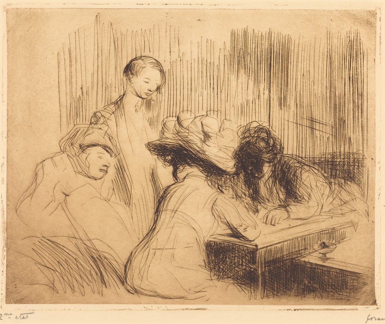 A Dive at Montmartre by Jean-Louis Forain