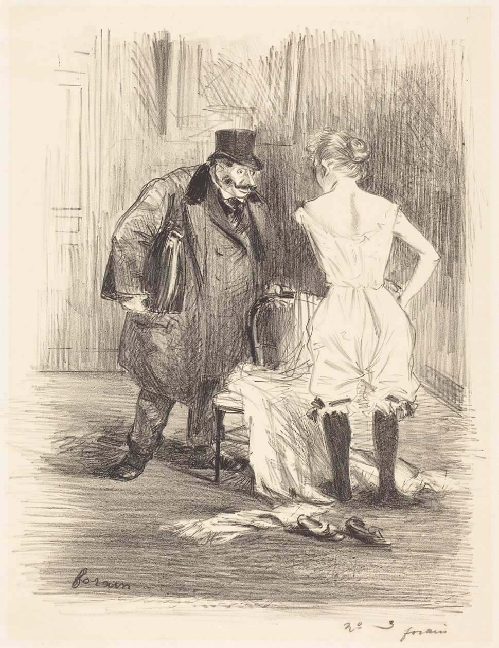 A Seizure by Jean-Louis Forain