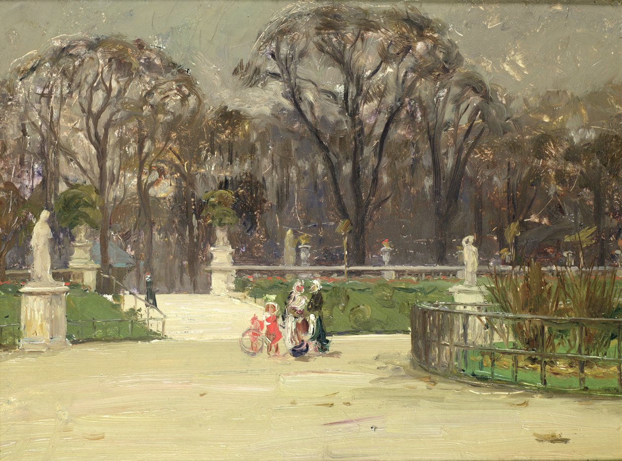 In the Luxembourg Garden by Jean Louis Lefort
