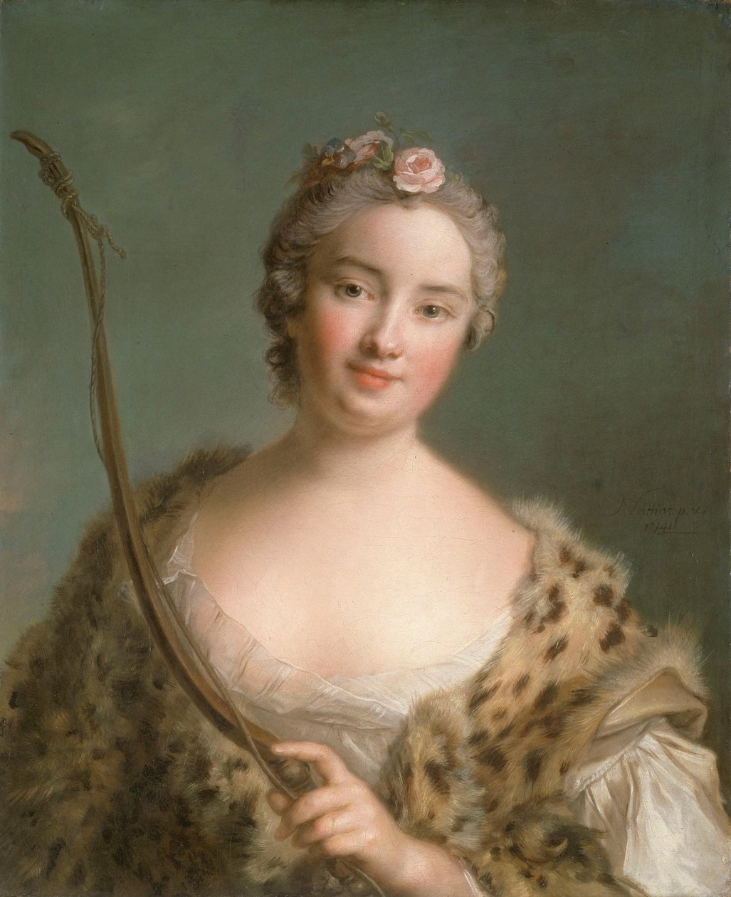 Charlotta Fredrika Sparre (1719-1795), later Countess Fersen by Jean-Marc Nattier