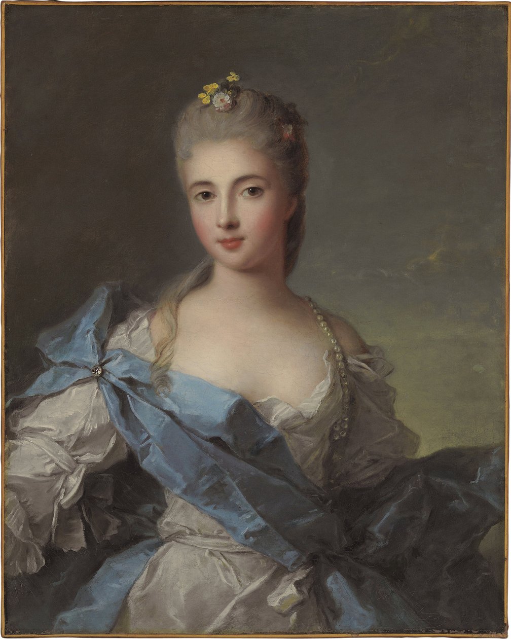 Portrait of the Duchess of La Rochefoucault by Jean Marc Nattier