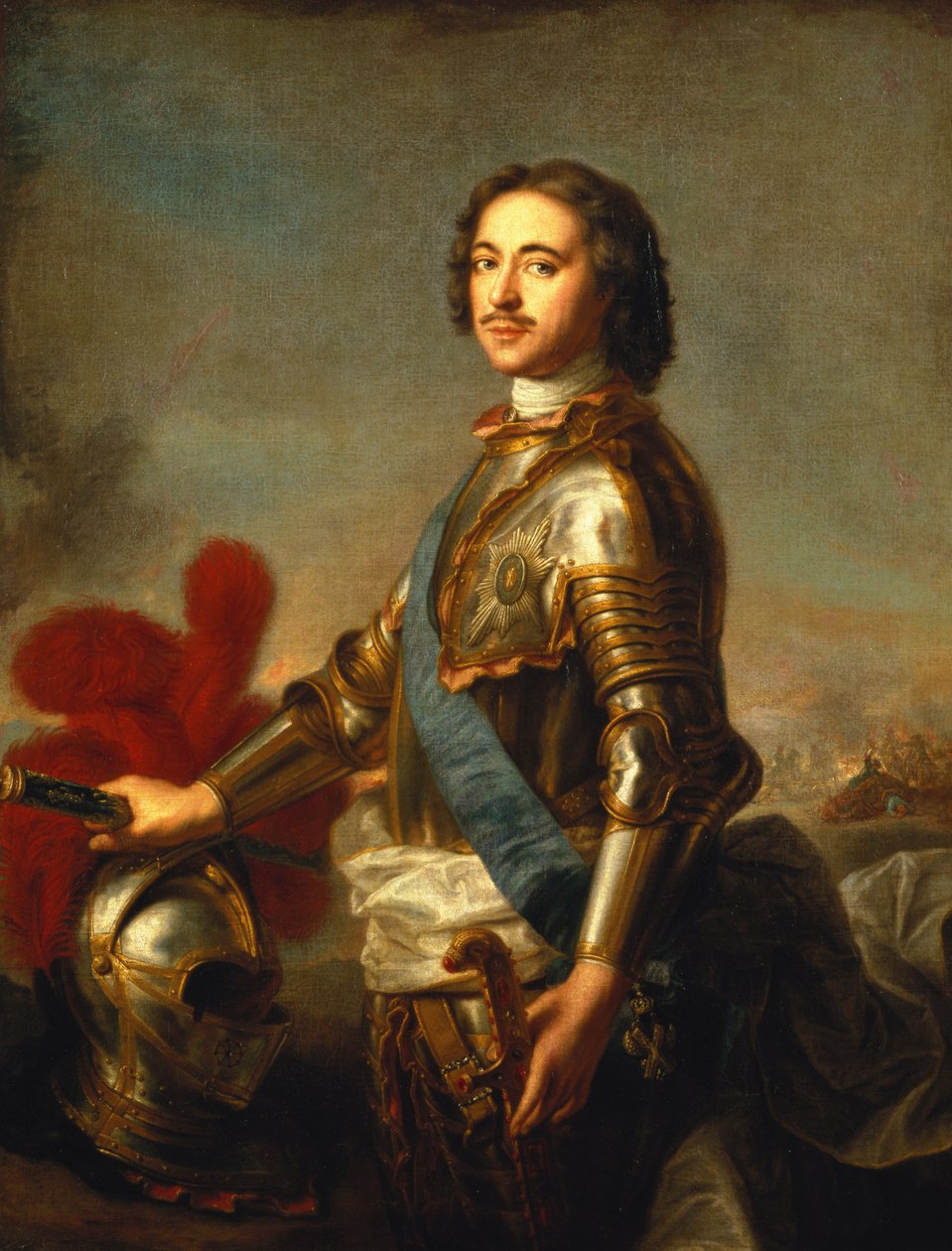 Portrait of Peter I or Peter the Great by Jean-Marc Nattier