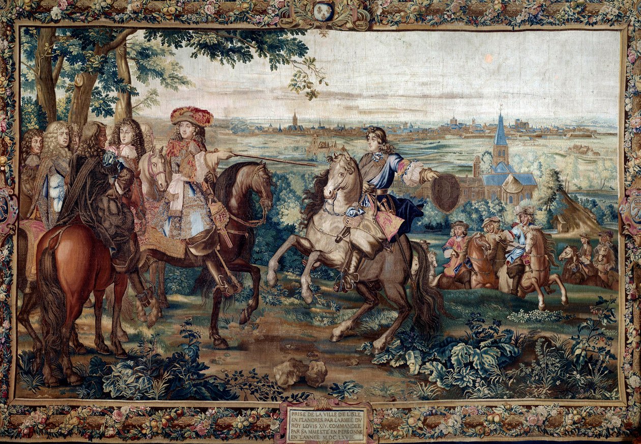 Capture of Lille by Louis XIV, August 1667 by Jean (workshop) Mozin