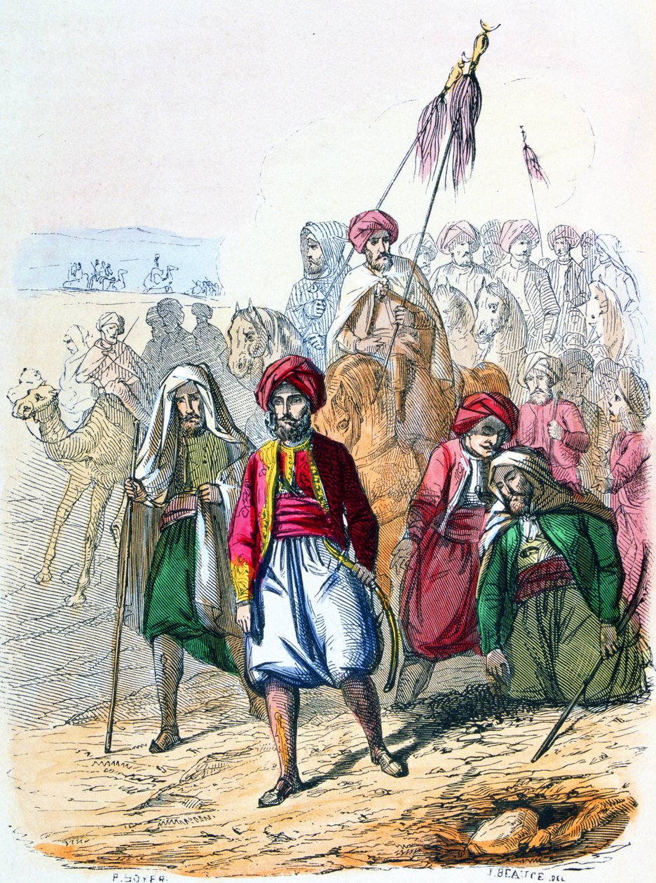 Ibrahim Pacha Marching on Foot with His Troops During the Campaign Against the Wahhabites by Jean Adolphe Beauce